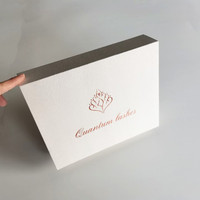 Boîte en papier rigide pour emballage de cils, avec logo personnalisé imprimé, écologique, avec laminage mat UV pour offrir en cadeau