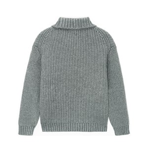 AiNear venta al por mayor de suéter cárdigan de punto de algodón de manga larga con <span class=keywords><strong>cuello</strong></span> de tortuga y <span class=keywords><strong>cremallera</strong></span> para hombre - Product Image 6