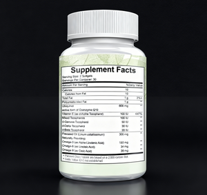 Suplemento de CoQ10 Ubiquinol de 600 mg en 60 Cápsulas Blandas al por Mayor, Enriquecido con Vitamina E y Omega 3 6 9, Antioxidante, Bueno para la Salud - Product Image 2