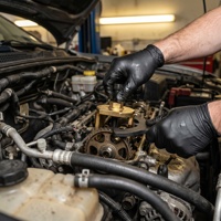 Juego de Herramientas de Sincronización del Motor CiHOO de 18 Piezas para Ford Focus/Fiesta/Volvo 1.6T/Mazda 1.5/1.6L - Árbol de Levas de Acero con Alto Contenido de Carbono