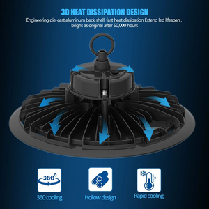 Iluminación Industrial Comercial <span class=keywords><strong>Omsen</strong></span>, Lámpara de Alta Luminosidad, Luz LED de Alta Bahía de 100W 150W 200W - Product Image 6