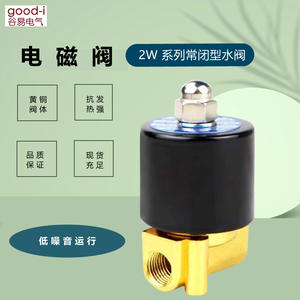 Vanne solénoïde tout cuivre à 2 voies 2-W025-08, contrôle universel de l'eau et de la vapeur, vanne à capteur à 2 positions normalement fermée - Product Image 3