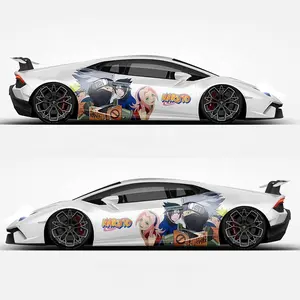 Custom Itachi anime anime car side vinyl wrap decalcomanie grafiche sticker design dragon car door vinyl wrap