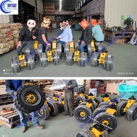 Ruedas giratorias – roues de roulette de conteneur d'expédition ISO pour roues de conteneur d'expédition en caoutchouc rugueux au sol irrégulier rodizio