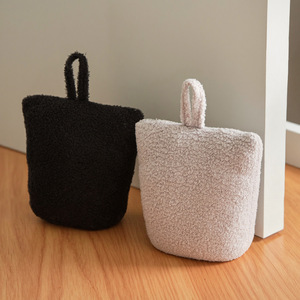 Tope de puerta para decoración del hogar, tela de lino y algodón, diseño minimalista, bola anticolisión para decoración del hogar, restaurante, bar - Product Image 3