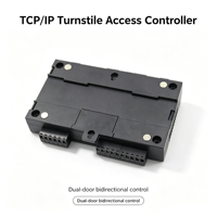 CR500AT 턴스타일 액세스 컨트롤러 TCP IP 이더넷 양방향 위건드 카드 리더 웹 관리 도어 액세스 시스템