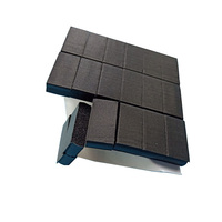 Coussinet en mousse conductrice noire Offre Spéciale découpée avec des matrices feuille de mousse conductrice auto-adhésive de produits électroniques