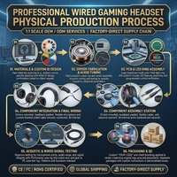 Headset Gaming Over-Ear Peredam Kebisingan OEM ODM dengan Bahan Metal, Bantalan Kulit, dan Codec untuk Mobile PC