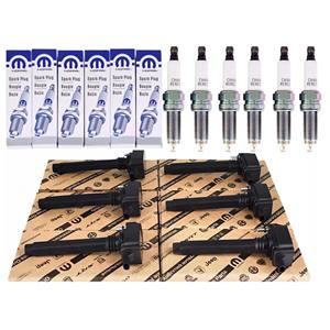 Mopar OEM 6 pièces bougies d'allumage et bobines d'allumage UF648 pour Chrysler Jeep pour <span class=keywords><strong>Dodge</strong></span> pour Ram 3.6 modèles américains nouvel état utilisé pour la ville - Product Image 1