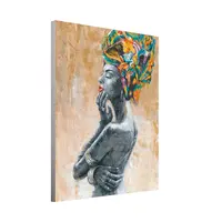 African Women Oil Paintings, Custom Wall Art Frame