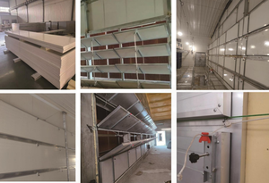 Новая теплоизоляционная вентиляционная туннельная система автоматизации дверной панели для контроля температуры на птицефабриках и домах - Product Image 2