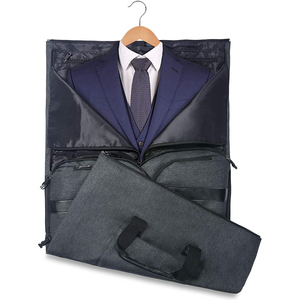 Free Sample Nylon 20L Carry-On <b>Garment</b> Storage Duffel <b>Bag</b> with Shoe Pouch for Unisex <b>Travel</b> - Product Image 1