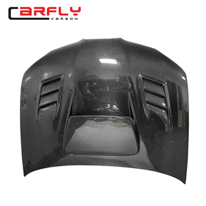 Piezas de automóvil de fibra de carbono <span class=keywords><strong>Carfly</strong></span> para 2003-2005 Subaru Impreza 9 VC Style Hood Bonnet - Product Image 5
