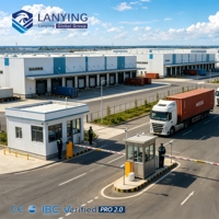 Edificio Logístico de Estructura de Acero Prefabricada, Almacén de Gran Envergadura, Almacenamiento de Alta Capacidad, Centro de Distribución Industrial
