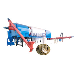 Four de carbonisation rotatif continu automatique pour sciure de bois et bagasse - Product Image 1