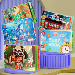 Montessori apprentissage cognitif livre occupé <span class=keywords><strong>ferme</strong></span> Animal océan autocollant livres <span class=keywords><strong>jeux</strong></span> <span class=keywords><strong>de</strong></span> société jouets éducatifs pour enfants garçons filles - Product Image 2