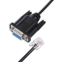 Cable de Programación Convertidor Serial DB9 a RJ11 con Chip FTDI para PLC Keyence, Conexión de PC, Comunicación (DB9 a RJ11(6P6C))