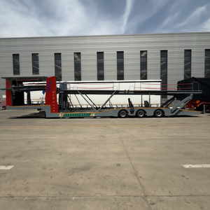 Semirremolque <span class=keywords><strong>Portacoches</strong></span> de Alta Resistencia para el Mercado Africano a Bajo Precio, con Elevación Hidráulica para el Transporte de Automóviles - Product Image 4