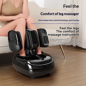 Dispositivo de Massagem Vibratória Totalmente Automático para Pernas e Pés com Controle de Temporização, Máquina de Terapia de Amassamento e Pressão para Alívio da Panturrilha - Product Image 1
