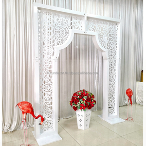 FURUN usine directe métal fer sculpture arc support scène mur toile de fond panneau pour mariage événement décoration - Product Image 5