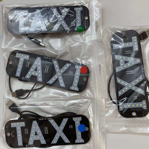 New Taxi <b>Light</b> Ly ft Universal <b>LED</b> <b>USB</b> <b>Light</b> 6V 3W for Car Decorations Color Conversion Accessories - Product Image 3