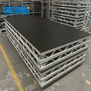 Lite Deck Portable Square Stage Made of Durable Aluminium Alloy and Plywood TUV Certified - Product Image 6