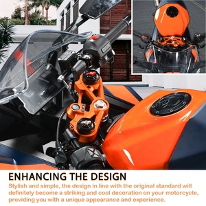XXUN-horquilla delantera para motocicleta, abrazadera superior para KTM RC390 RC-390 RC 390 <span class=keywords><strong>2022</strong></span> 2023 CNC, accesorios <span class=keywords><strong>de</strong></span> aluminio - Product Image 3