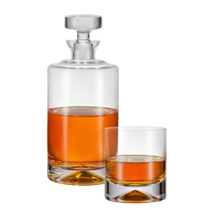 Ensemble de carafes à <span class=keywords><strong>whisky</strong></span> en <span class=keywords><strong>cristal</strong></span> transparent soufflé à la bouche, bouteille de <span class=keywords><strong>whisky</strong></span>, <span class=keywords><strong>carafe</strong></span> à <span class=keywords><strong>whisky</strong></span> en verre, vente en gros - Product Image 1