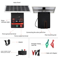 Energizador de Cerco Eléctrico Solar Lydite de 20 Millas para Ganado