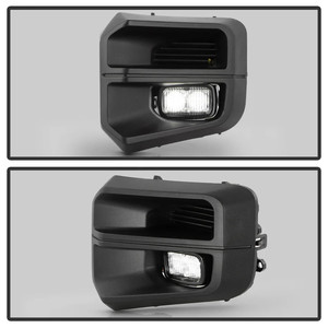 LUMA Auto Exterior Parts <b>LED</b> Fog <b>Light</b> <b>Cover</b> With Fog for 2016-2023 Dual Color Front Bumper Fog <b>Light</b> - Product Image 5