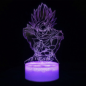 LED Tischlampe USB Acryl-Licht LED-Lampe Acryl-Schreibtischlampe 7 Farben Lustige USB Weihnachts-RGB-Lichter Kreatives Geschenk Raumdekoration für Feiertage - Product Image 5