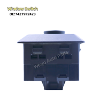 Bouton de réglage du panneau de porte de l'interrupteur de commande de fenêtre principale électrique 7421972423 7423391509 44T404901 pour camion Renault