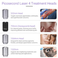 Appareil professionnel 2-en-1 : laser Pico pour l'élimination des tatouages et laser diode 808nm Ice pour l'épilation, avec 9 langues en option