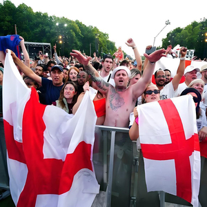 Флаг национальной сборной Англии с крестом Святого Георгия, 3x5 футов, 100% полиэстер, с печатью логотипа, для фанатов, для подвешивания - Product Image 3