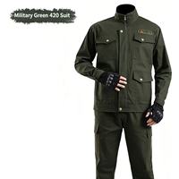 Tenue Tactique Camouflage Jungle – Ensemble Rip-Stop Durable et Respirant en Coton pour l'Alpinisme et la Pêche