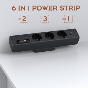 नया डेस्कटॉप पावर प्लग और सॉकेट आपूर्तिकर्ता हमें/यू/यू/यूक मानक सॉकेट रिट्रेटेबल टाइप-सी केबल, यूएसबी आउटपुट सॉकेट पावर स्ट्रिप - Product Image 3