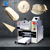 Machine automatique commerciale pour la fabrication de tortillas de farine, de roti, de chapati, de pain pita arabe, de raviolis, de samosas, d'empanadas et de feuilles de pâte.