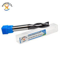 Warrior's Best-Selling 3/8 Shank Carbure monobloc CNC Outils de coupe Fraise en bout Ébauche Chipbreaker Router Bit Aitin Coating OEM ODM