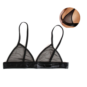 Chất Lượng Cao <span class=keywords><strong>Sexy</strong></span> Lady Phong Cách Ren Trong Suốt Đồ Lót <span class=keywords><strong>Net</strong></span> Áo Ngực Lưới Áo Ngực Đồ Lót Mặc Bikini - Product Image 1