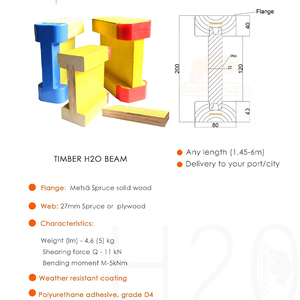 <span class=keywords><strong>Viga</strong></span> <span class=keywords><strong>de</strong></span> Madera H20 <span class=keywords><strong>de</strong></span> Alta Resistencia, Resistente a la Compresión, Tamaño Personalizable, Bajo <span class=keywords><strong>Precio</strong></span>, Mejor Calidad para la Construcción <span class=keywords><strong>de</strong></span> Edificios - Product Image 4