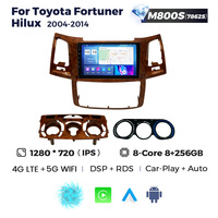 Mekede MS Android voiture 360 système de navigation par caméra panoramique pour Toyota Fortuner Hilux 2004-2014 BT ventilateur de refroidissement