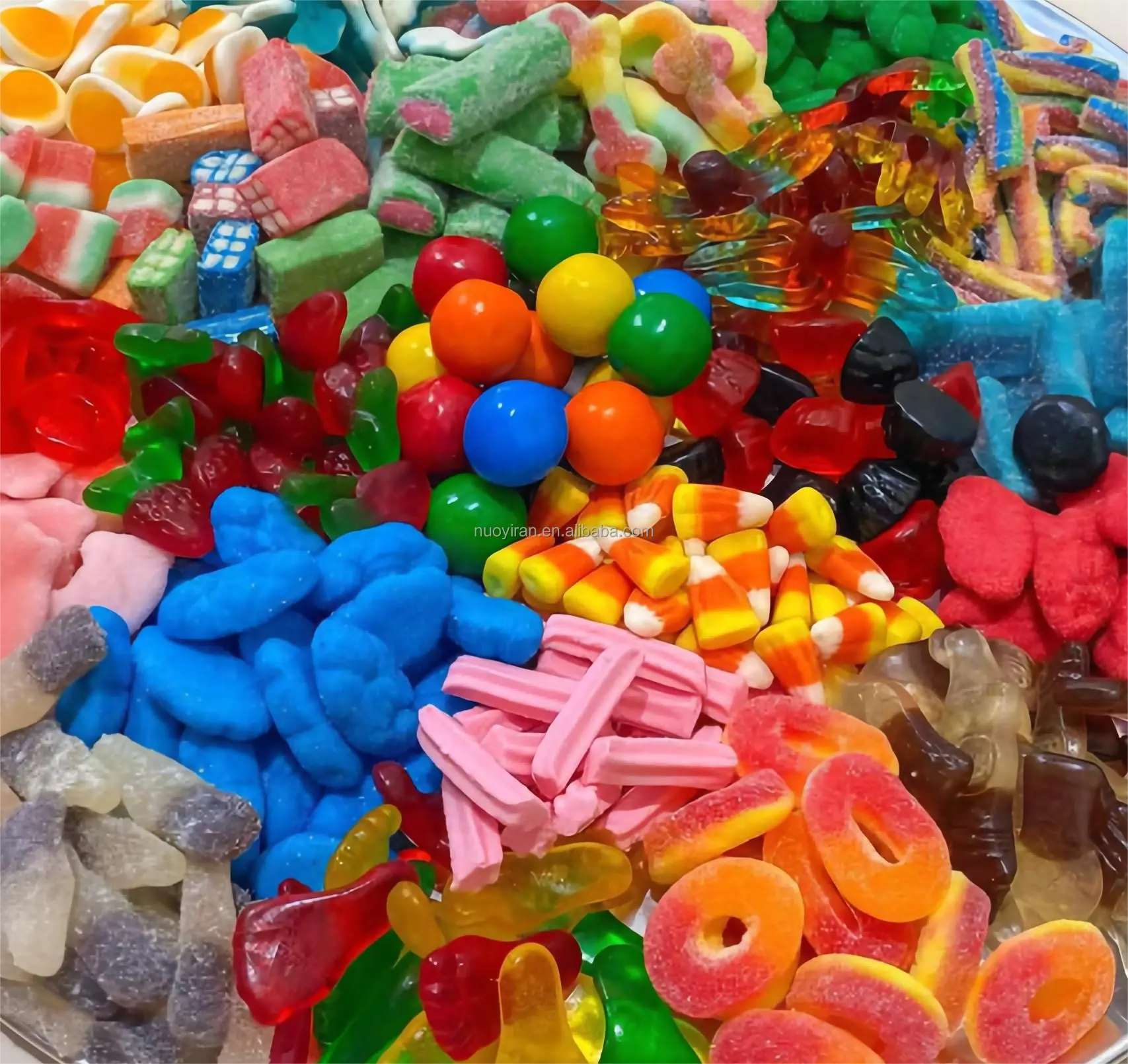 Süßigkeitenhersteller großhandel 3D- und 4D-gemischte saubere und süße Frucht-Gummi-Gummi-Gummi-Gummi-Gummi-Gummi-Gummi-Gummi