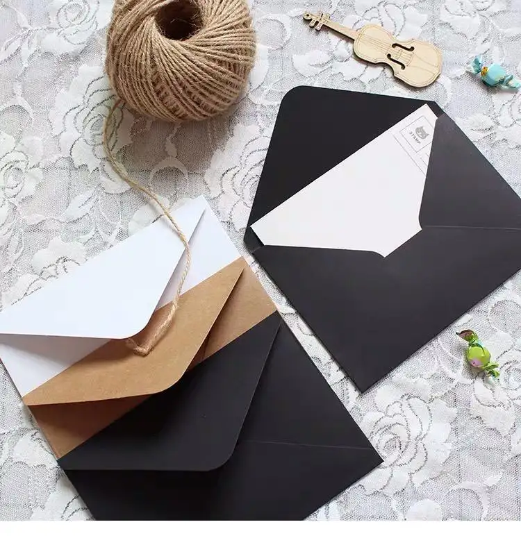 2022 New Style Paper Envelope Printing Gift Box Card Wedding Invitation Envelope Fancy Paper Red Packet Envelope