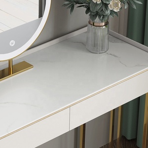 Tocador de madera de lujo de alta gama, mueble <span class=keywords><strong>con</strong></span> <span class=keywords><strong>espejo</strong></span>, conjunto de mesa - Product Image 6