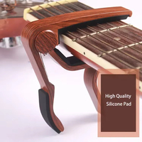 Wholesale Multi-Purpose Capo Professional Guitar Capo Wood for Acoustic Folk Classical Guitars Parts