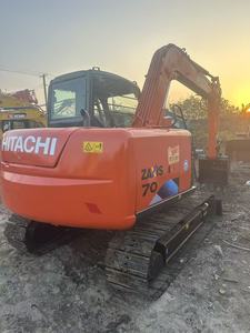 Excavatrice Hitachi ZX70 d'occasion en excellent état, prix bas, modèle 2022, poids opérationnel de 7500 kg, capacité de la benne de 0,34 m, moteur japonais - Product Image 6