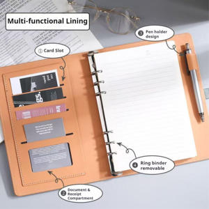 Vente en gros Meng A5 cahier à feuilles mobiles relié en cuir recharge épaisse de 240 pages pour l'étude des affaires et des cadeaux Chine Sichuan - Product Image 4