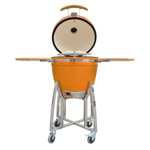 Barbecue au charbon de bois Kamado en céramique Auplex Premium Classical Series 21 pouces avec télécommande, cuisine extérieure multifonctionnelle - Product Image 3