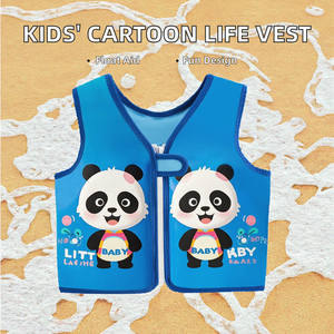 उच्च दृश्यता कस्टम pvc फोम किड्स का जीवन बनियान टिकाऊ pvc सामग्री से बनी बाल सुरक्षा के लिए प्यारा कार्टून फ्लोटिंग सहायता जैकेट - Product Image 2