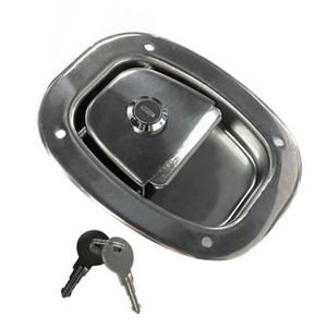 Serratura a Cilindro con Chiave per Pannello Elettrico in Acciaio Inox, Chiusura di Sicurezza per Armadietto - Product Image 3